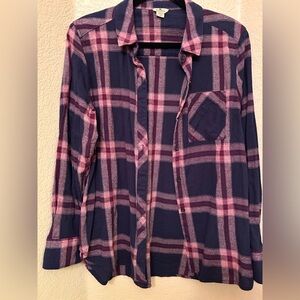 Woolrich Women’s Preloved Flannel Buttoned Shirt Size Large